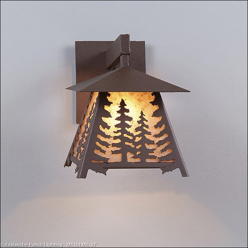 Avalanche Ranch - M53514AL-27 - Exterior - Wall Mount - Smoky Mountain-Spruce Tree - Rustic Brown