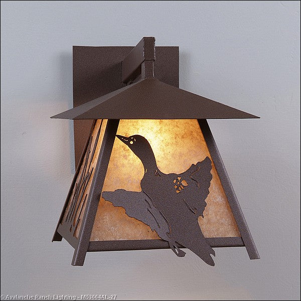 Avalanche Ranch - M53664AL-27 - Exterior - Wall Mount - Smoky Mountain-Loon - Rustic Brown