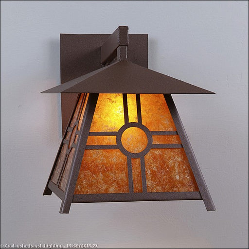 Avalanche Ranch - M53674AM-27 - Exterior - Wall Mount - Smoky Mountain-Southview - Rustic Brown