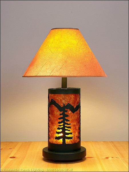 Avalanche Ranch - M60014AM-OP-47 - Lamps - Table Lamps - Cascade-Spruce Tree Forest Green - Forest Green