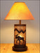 Avalanche Ranch - M60127AL-OP-27 - Lamps - Table Lamps - Cascade-Mountain Moose Rustic Brown - Rustic Brown