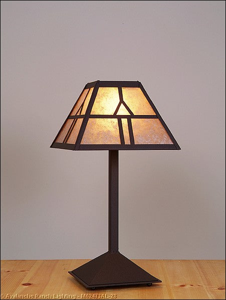 Avalanche Ranch - M62473AL-28 - Lamps - Table Lamps - Rocky Mountain-Westhill - Dark Bronze Metallic