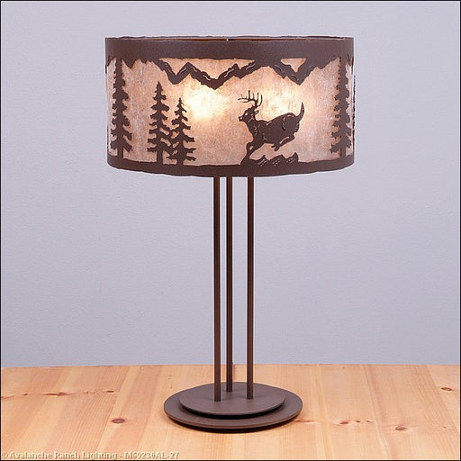 Avalanche Ranch - M69230AL-27 - Lamps - Table Lamps - Kincaid-Mountain Deer - Rustic Brown