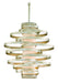 Corbett Lighting - 128-42 - Two Light Pendant - Vertigo - Modern Silver Leaf