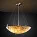 Justice Designs - ALR-9622-35-NCKL - Pendant - Alabaster Rocks! - Brushed Nickel