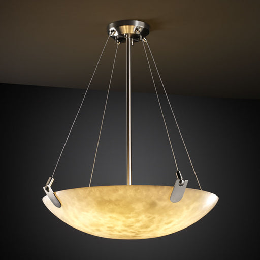 Justice Designs - CLD-9621-35-NCKL - Pendant - Clouds - Brushed Nickel