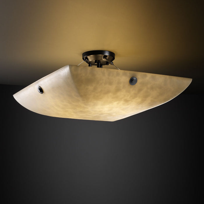 Semi-Flush Mount-Semi-Flush Mts.-Justice Designs-Lighting Design Store