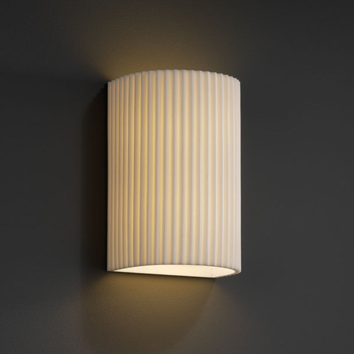 Justice Designs - PNA-1265W-PLET - Lantern - Porcelina™ - Faux Porcelain Resin
