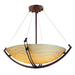 Justice Designs - PNA-9721-35-WAVE-DBRZ - Pendant - Porcelina™ - Dark Bronze
