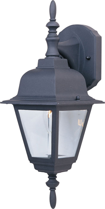 Maxim - 3007CLBK - One Light Outdoor Wall Lantern - Builder Cast - Black