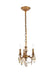 Elegant Lighting - 9103D10FG-GT/RC - Three Light Pendant - Lillie - French Gold