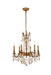 Elegant Lighting - 9206D23FG-GT/RC - Six Light Chandelier - Rosalia - French Gold