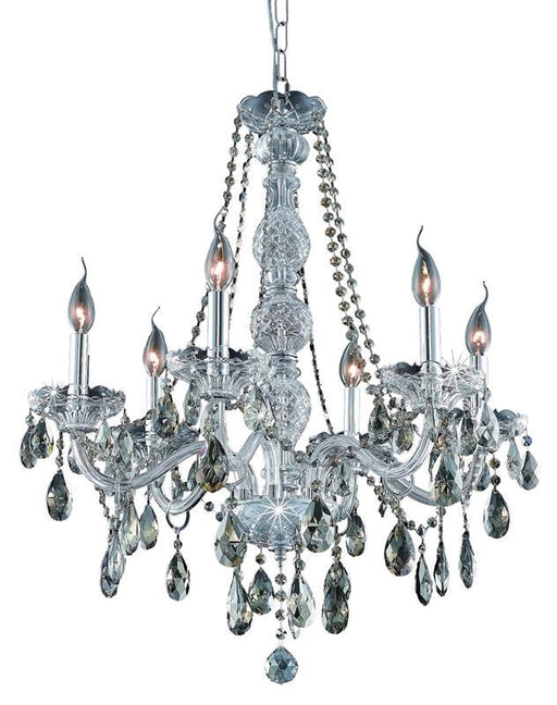 Elegant Lighting - 7956D24C-GT/RC - Six Light Chandelier - Verona - Chrome