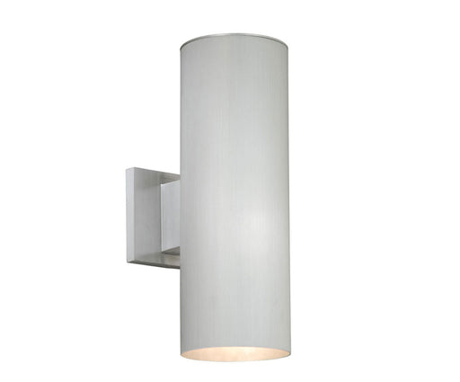 Vaxcel - CO-OWB052SL - Two Light Outdoor Wall Mount - Chiasso - Satin Aluminum