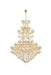 Elegant Lighting - 2800G96G-GT/RC - 85 Light Chandelier - Maria Theresa - Gold