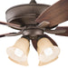 Monarch Ii Patio 52" Ceiling Fan-Fans-Kichler-Lighting Design Store