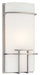 George Kovacs - P465-084 - One Light Wall Sconce - George Kovacs - Brushed Nickel