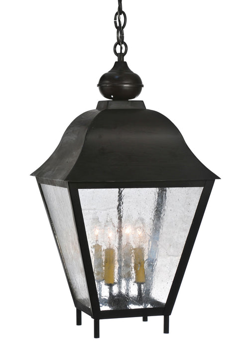 Meyda Tiffany - 111281 - Four Light Pendant - Boston - Hand Wrought Iron