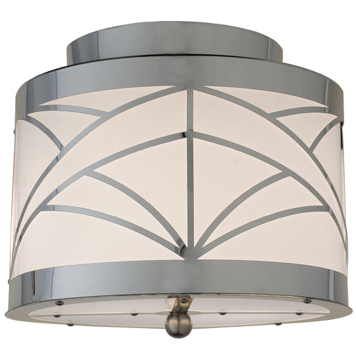 Meyda Tiffany - 111286 - Two Light Flushmount - Revival - Nickel