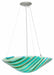 Meyda Tiffany - 112101 - Three Light Inverted Pendant - La Spiaggia - Nickel