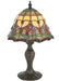 Meyda Tiffany - 112093 - One Light Accent Lamp - Colonial Tulip - Beige Burgundy Xag
