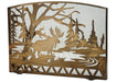 Meyda Tiffany - 113070 - Fireplace Screen - Moose Creek - Antique Copper