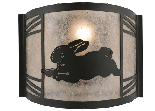Meyda Tiffany - 110558 - LED Wall Sconce - Rabbit On The Loose - Black