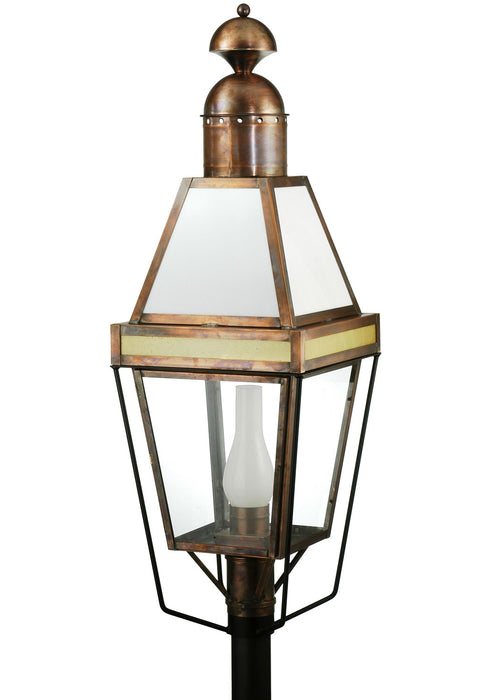 Meyda Tiffany - 111483 - One Light Post Mount - Hancock - Antique Copper