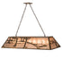 Meyda Tiffany - 111946 - Nine Light Oblong Pendant - Golf - Antique Copper
