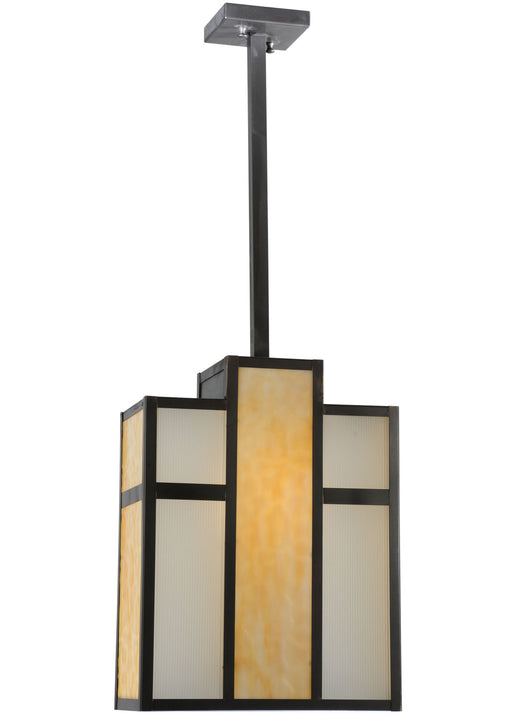 Meyda Tiffany - 112209 - One Light Pendant - Oah - Craftsman Brown