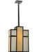 Meyda Tiffany - 112209 - One Light Pendant - Oah - Craftsman Brown