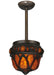 Meyda Tiffany - 113402 - One Light Pendant - Gothic Crown - Antique Black