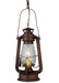 Meyda Tiffany - 114828 - One Light Mini Pendant - Miner`S Lantern - Cafe-Noir
