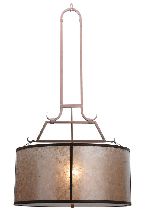 Meyda Tiffany - 115195 - One Light Inverted Pendant - Cilindro - Cafe-Noir