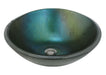 Meyda Tiffany - 115705 - Glass Sink - Metro Fusion - Aventurine Green/Fiddle Heads