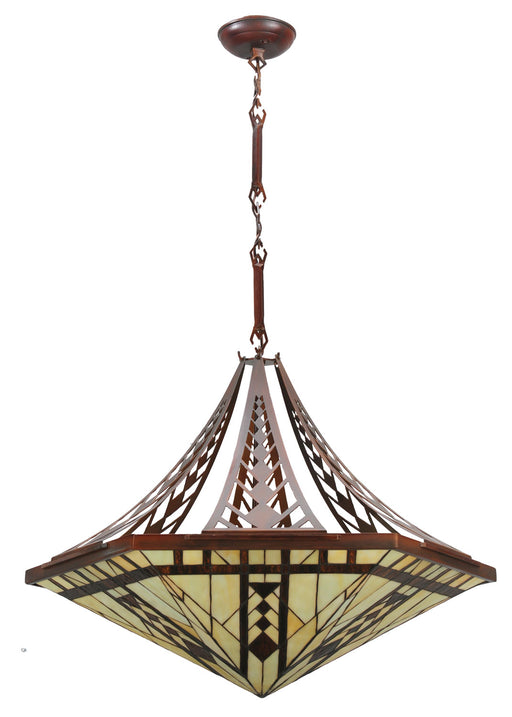Meyda Tiffany - 115997 - Inverted Pendant - Sonoma - Red Rust