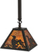 Meyda Tiffany - 116073 - One Light Mini Pendant - Loon - Mahogany Bronze