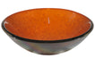 Meyda Tiffany - 116367 - Glass Sink - Metro Fusion - Amber/Irid