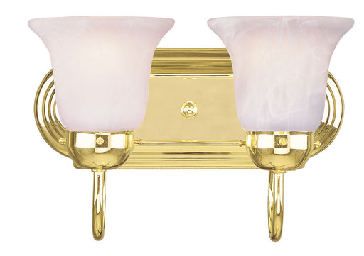 Livex Lighting - 1072-02 - Two Light Bath Vanity - Riviera - Polished Brass