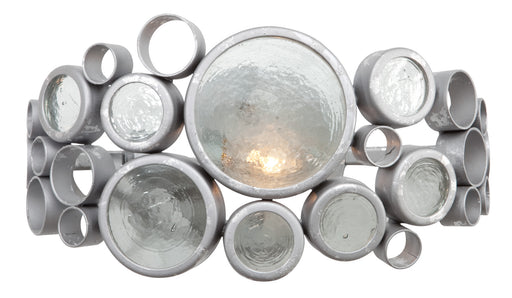 Varaluz - 165B01 - One Light Bath - Fascination - Nevada (silver with random silver leafing)
