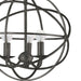 Solaris Mini Chandelier-Mini Chandeliers-Crystorama-Lighting Design Store