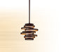 Corbett Lighting - 113-41 - One Light Pendant - Vertigo - Bronze And Gold Leaf