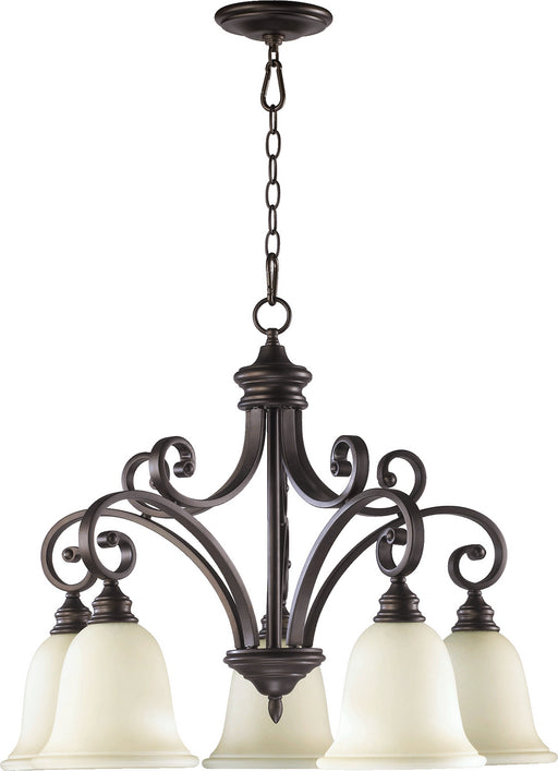 Quorum - 6354-5-86 - Five Light Chandelier - Bryant - Oiled Bronze