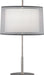 Robert Abbey - S2190 - One Light Table Lamp - Saturnia - Stainless Steel