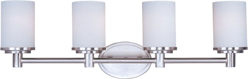 Maxim - 9054SWSN - Four Light Bath Vanity - Cylinder - Satin Nickel