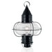 Norwell Lighting - 1510-BL-CL - One Light Post Mount - Classic Onion Large Post - Black