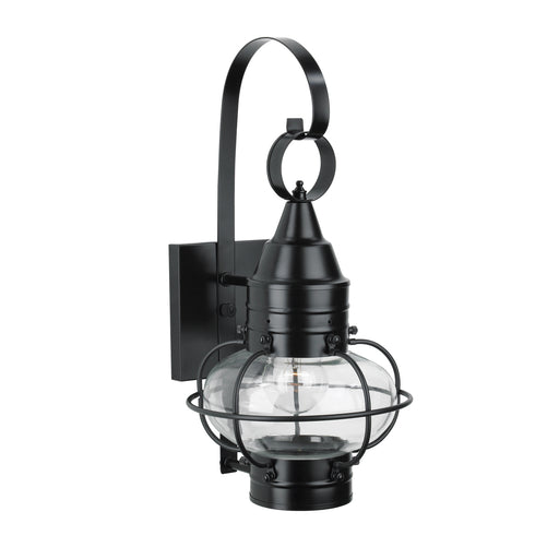 Norwell Lighting - 1513-BL-CL - One Light Wall Mount - Classic Onion Small Wall - Black