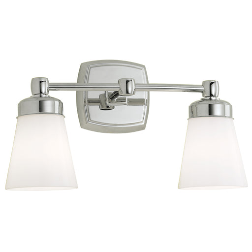 Norwell Lighting - 8932-CH-SO - Two Light Wall Sconce - Soft Square 2 Light Sconce - Chrome