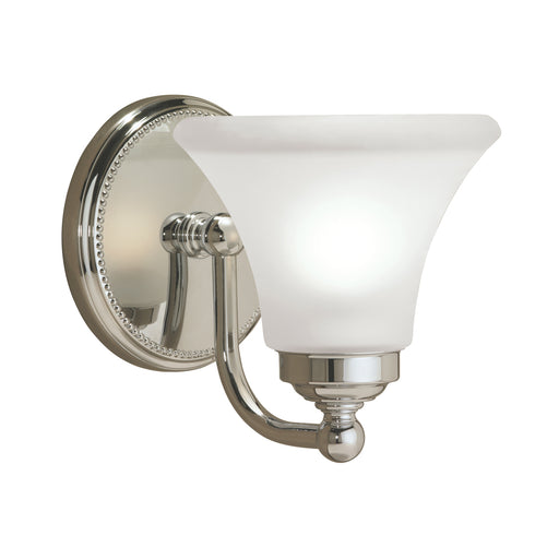 Norwell Lighting - 9661-CH-FL - One Light Wall Sconce - Soleil 1 Light Sconce - Chrome