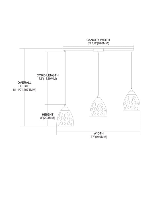 Gemst Pendant-Linear/Island-ELK Home-Lighting Design Store
